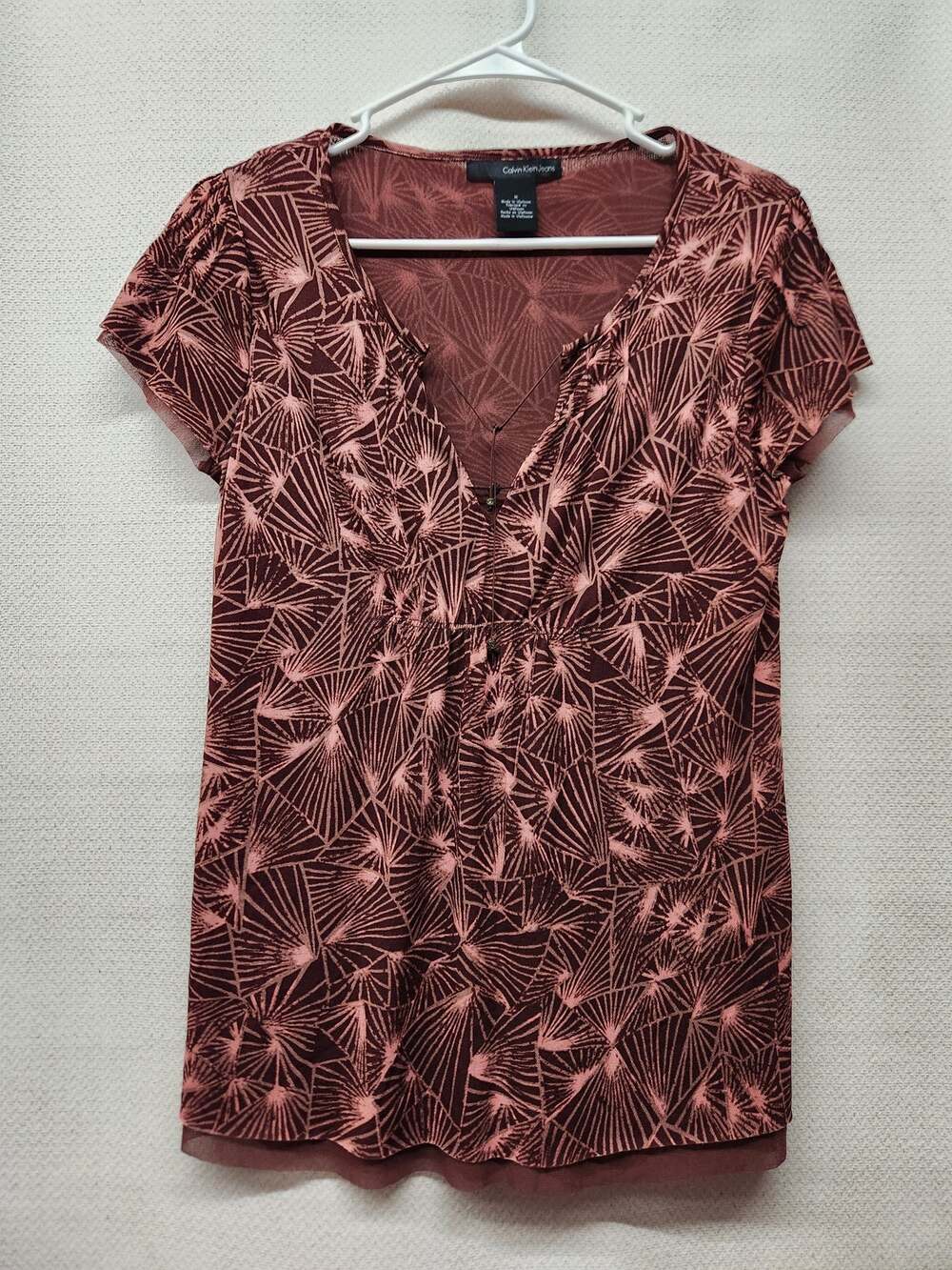 Calvin Klein Geometric Patterned Blouse
